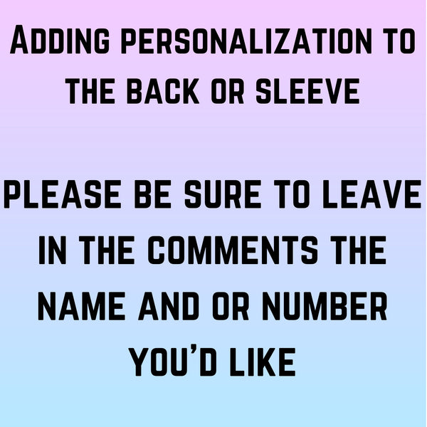 Adding personalization