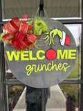 Grinch Door Hanger