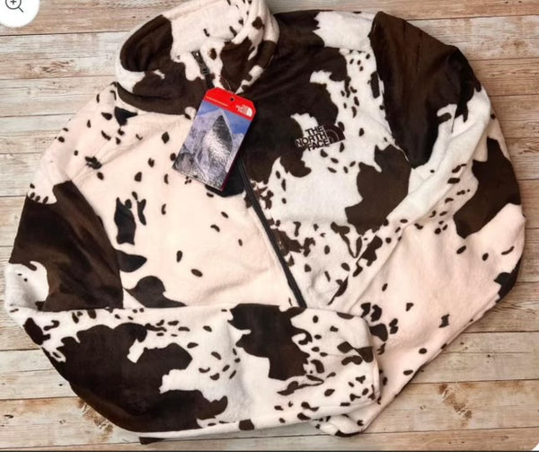 Cow print jacket