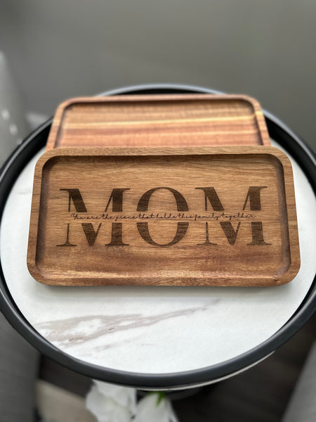 Engraved Wood Tray